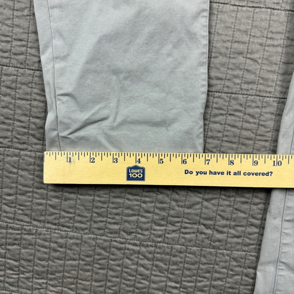 Mack Weldon Radius Chino Pants Mens 32x32 (32x30) Grey Stretch Tech Performance - Picture 14 of 15